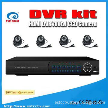 HDMI dvr recorder d1 dvr 700tvl camera ccd camera cctv HD DVR